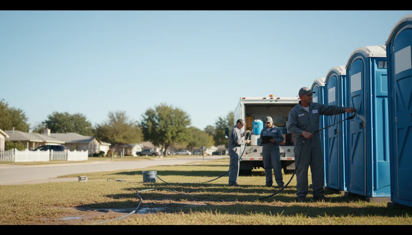Long-Term Portable Toilet Rental in Commercial Point, OH near me